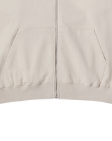 25FW A シンボルサークルナッピングフーディージップアップ