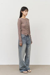 (W) Ken Linen Cardigan