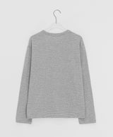 Bokan Stripe Round Long Sleeve Tee