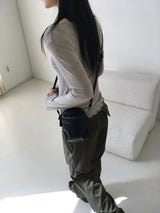 Haas Rivet Pintuck Cotton Wide Pants