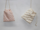 Jacquard Love Blossom mini bag pouch