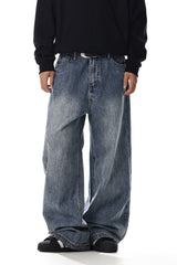 Washed Wide Jeans