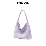 muva. ビーズ 手編み 大容量 2WAY ショルダーバッグ