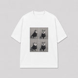 [A-T0199] シバモノクロフォト半袖T