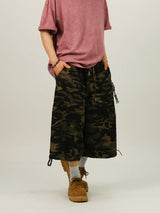 DE CAMOU BERMUDA BANDING PANTS