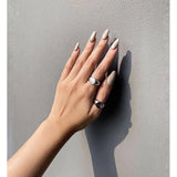 FAITH FADE - Signet Ring Smiley - Silver