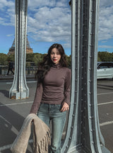 [U-BASIC] Choi daily cotton turtleneck long sleeves