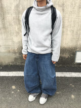バーネット ダブルピンタックバルーンデニムパンツ 2C