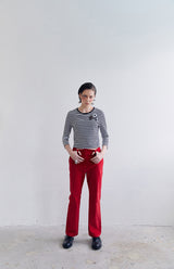 RED CORDUROY PANTS
