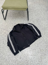 FAITH FADE Noir - Stripes Reversible Work Jacket