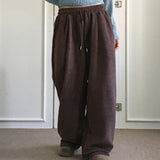 Meerop One Tuck Fleece Two-Way Wide Pants