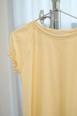 Frill Puff T-shirt (Yellow)