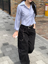 MULTI STRIPE SEMI SHIRT (2C)