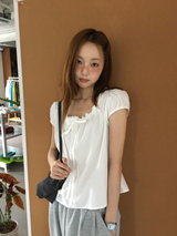French puff blouse (3color)