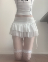 named strap frill skirt (3color)