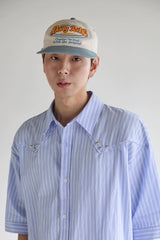 Toning Color Patch Retro Ball Cap
