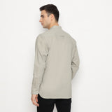 Kishi Men's 長袖シャツ グレー