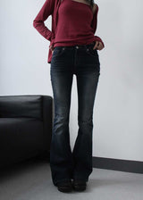 NEEDLEPOINT BOOTSCUT DENIM