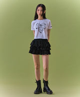 [NF] PUFF SWEAT CANCAN MINI SKIRT_(BLACK)_F24QD874