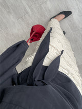 Bao Lace H-line Long Skirt