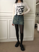 nat y2k checked pantyhose