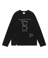 GRAFFITI CAT LS TEE BLACK(CV2FFFT552A)