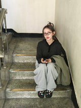 Pocky Button Cargo Sweatpants (3c)