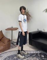 Ferrard zipper Bermuda pants