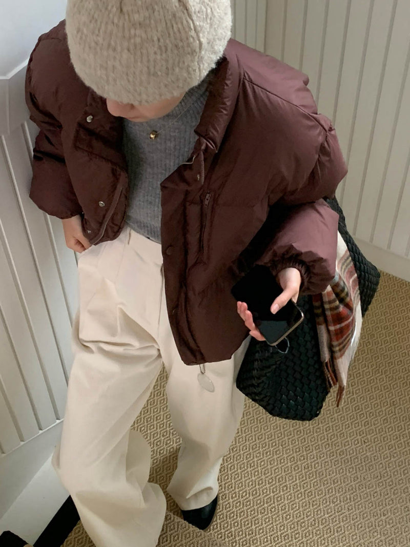 Monbe Duck Down Short Padded Jacket