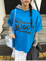 YWD WELCOME Tシャツ_ブルー (1color)