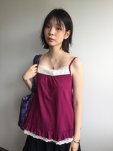 メリ レース ノースリーブ (3color)