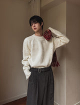 Profi Wool Stripe Wide Slacks