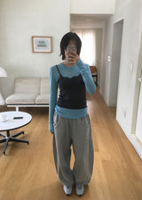 TENCEL ROUND SLEEVE TEE (4color)