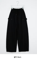 [unisex] Chiha Side Snap Wide Banding Sweatpants