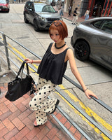Youth Pumpkin Balloon Bustier Blouse