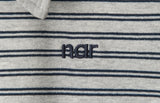 Cozy Stripe Collar Tee 231949406