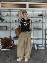 Ruben ツーピンタックツーウェイチノパンツ