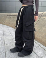 Nylon parachute pants