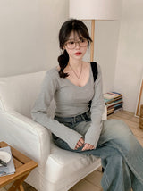 MRベーシックコットン100 ロングスリーブTシャツ（6色）