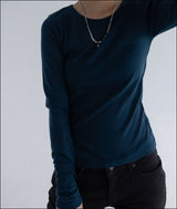 Shopy tencel wool long sleeve