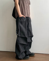 Bandana Tie Denim Pants