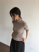 ルネシルキーポロTシャツ (4 Colors)