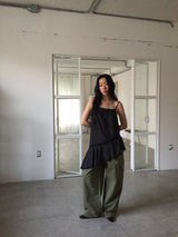 Rib Unbalanced Dress (3 colors)