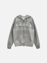Sophie Nordic Graphic Fleece Hoodie (4c)