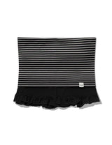 ST フリル コントラスト ショーツ(BLACK)