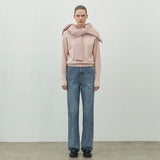 (PT-5613)ESSENTIAL WARM DENIM PANTS