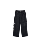 Lucas D-Ring Unbalance Cargo Denim Pants