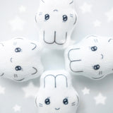 [MADE] bunny emoji keyring (pure)