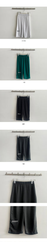 Liren Embroidered Half-Length Leggings