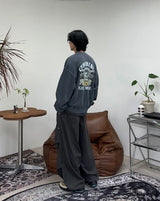 Rapio Rivet Balloon Cotton Pants